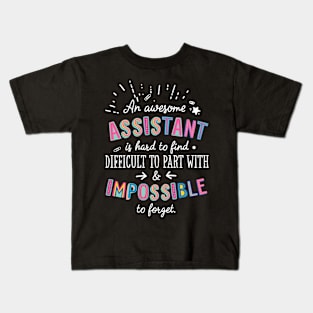 An awesome Assistant Gift Idea - Impossible to Forget Quote Kids T-Shirt